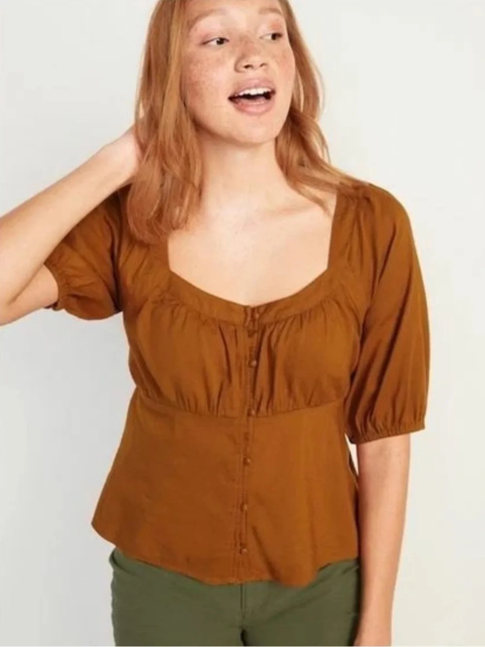 Old Navy square neckline